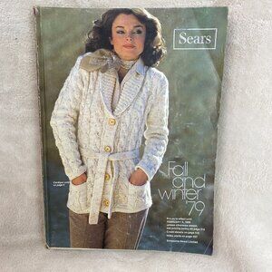 Vintage 1979 Sears Fall And Winter Catalog Fashion Electronics Furniture RARE
